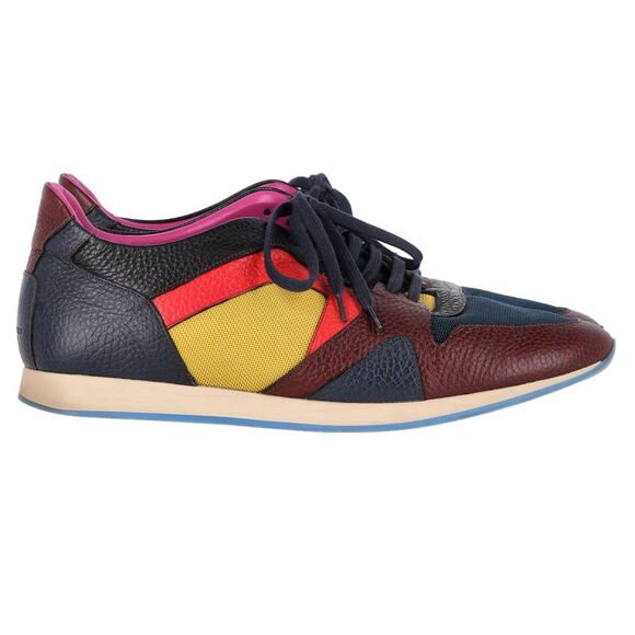 Burberry Prorsum The Field Sneakers in Multicolor Leather - Picture 1 of 12